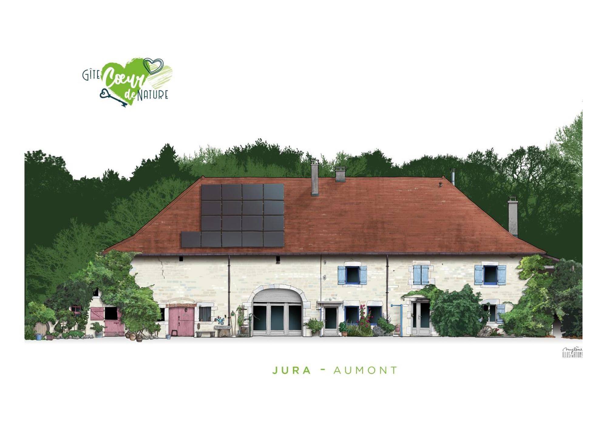 Gite Coeur De Nature Abergement-le-Grand Exterior photo